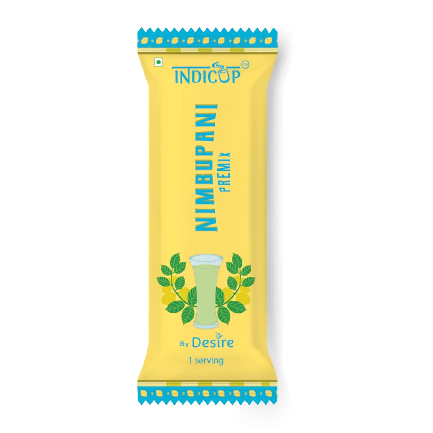 Indicup Nimbu Pani Powder Readymade Instant Premix 50 Sachets | Just Add Cold Water and Enjoy Limbu Pani Masala During Summer | Lemonade Drink, Refreshing taste (Pack of 1-50 sachets)