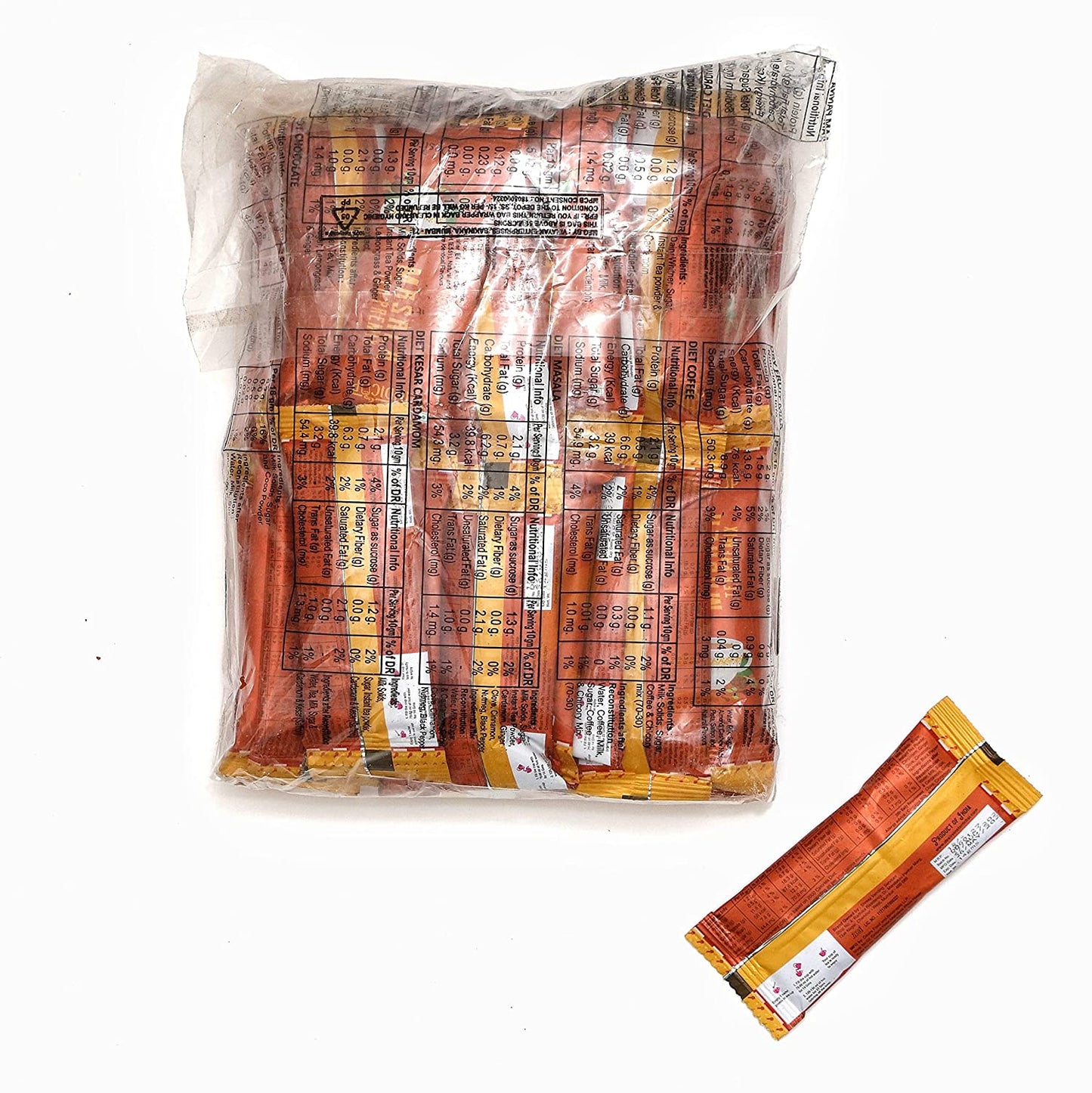 INDICUP Masala Tea Premix, Pack of 50 sachets, Instant mix, Refreshing taste