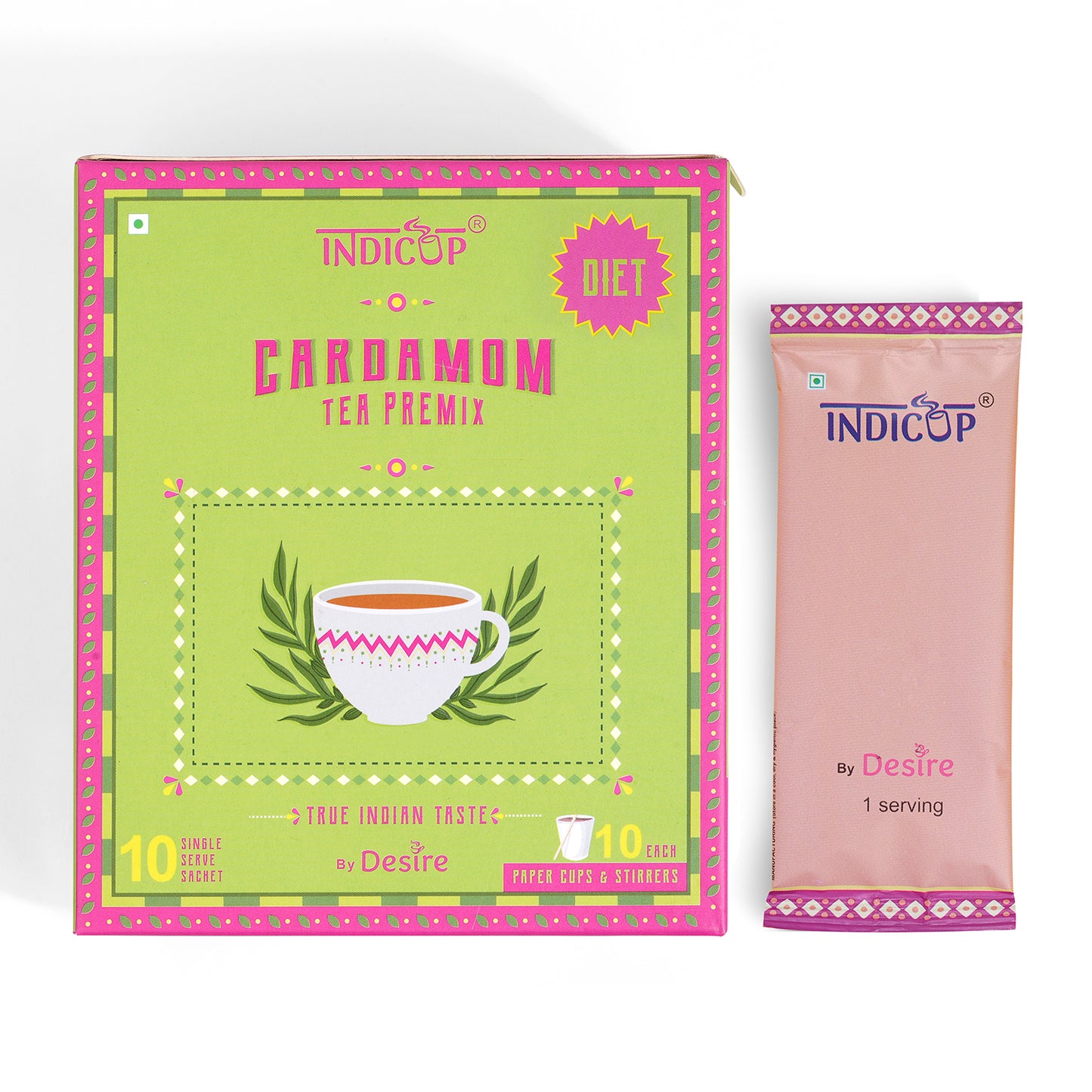 Indicup Diet Cardamom Tea Instant Premix
