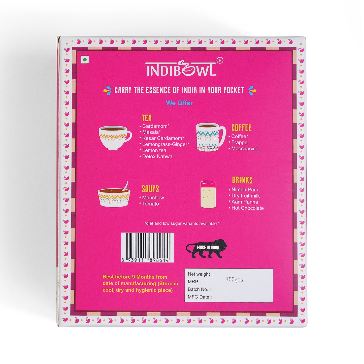 Indicup Manchow Soup Instant Premix