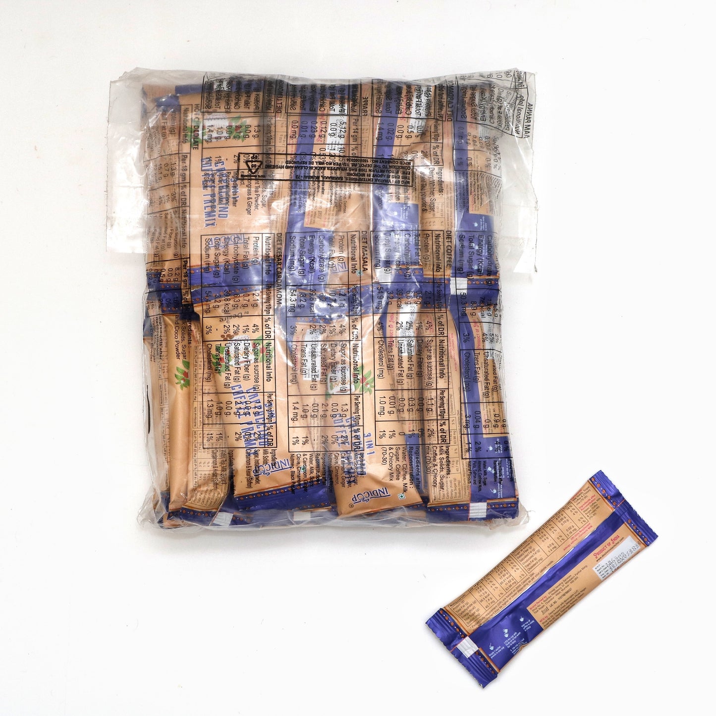 INDICUP Coffee Premix, instant coffee (pack of 50 sachets)